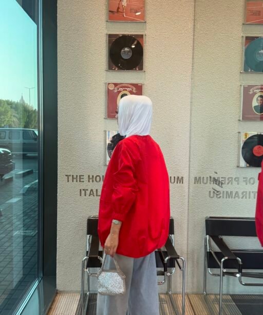 Alternative view of Red jacket