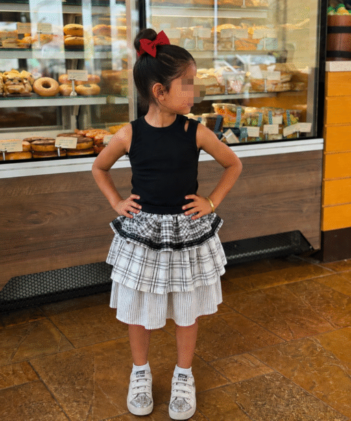 Black & white skirt